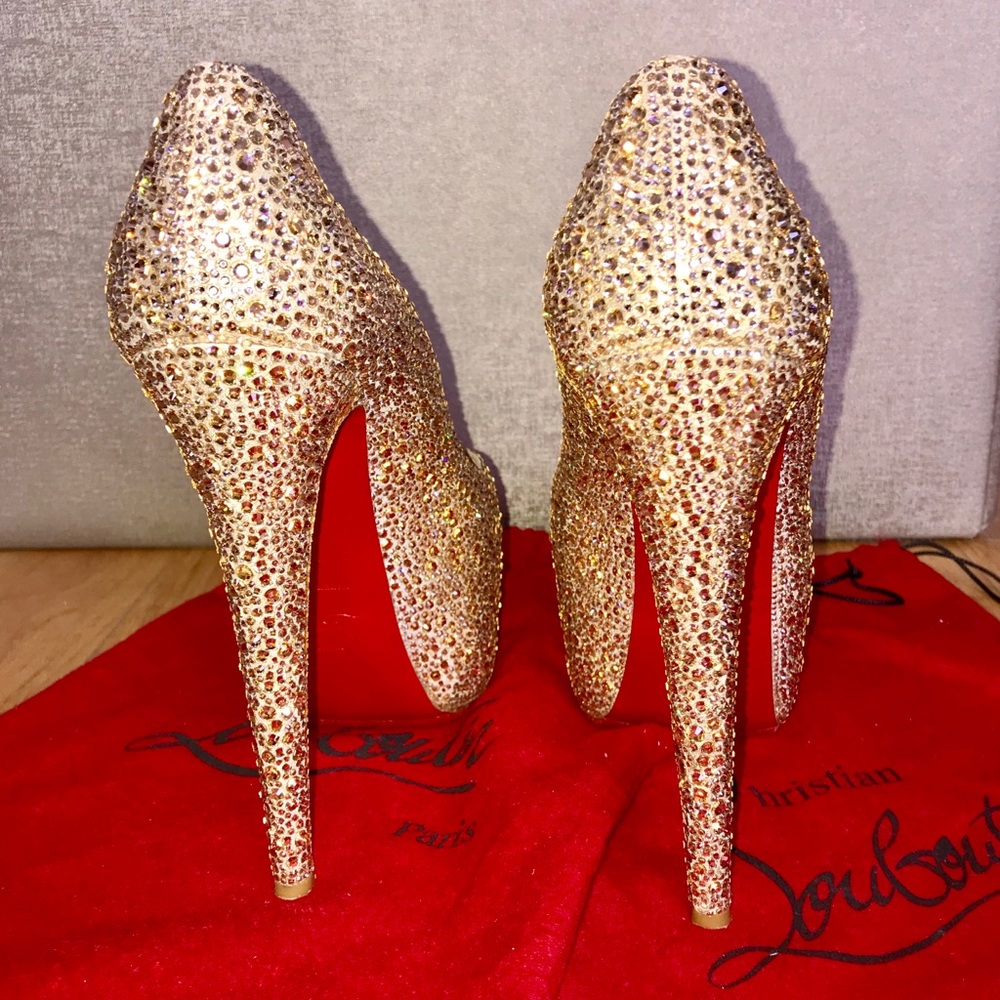 Christian Louboutin Daffodile Swarovski Pumps - Picture 6 of 8